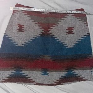 Pendleton style Aztec skirt
